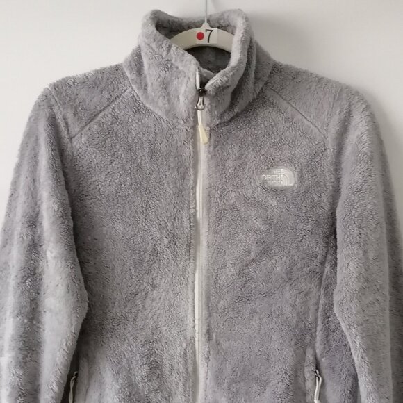 The North Face Tech Osito Womens Meld Gray Full Zip Fleece Winter Jacket Size S - Picture 2 of 8